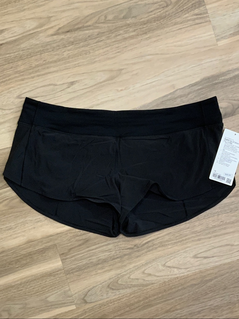 🆕 lululemon athletica Black Speed Up LR Short 2.5” Lined